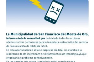 San Francisco: El Municipio interviene legalmente ante el corte de servicio telefónico