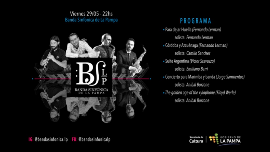 Tercera gala virtual de la Banda Sinfónica La Pampa