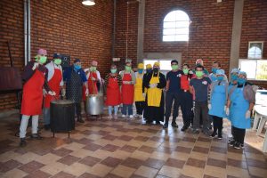 Un 25 de Mayo diferente: En Concaran celebraron con un gran locro solidario